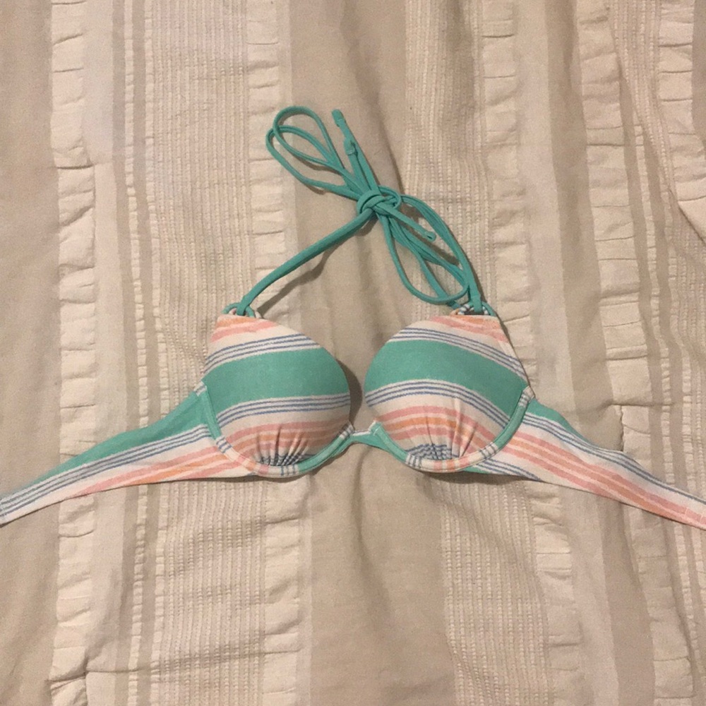 Stripped Aerie Bikini Top